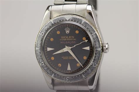 rolex milgauss 1950s|rolex milgauss price chart.